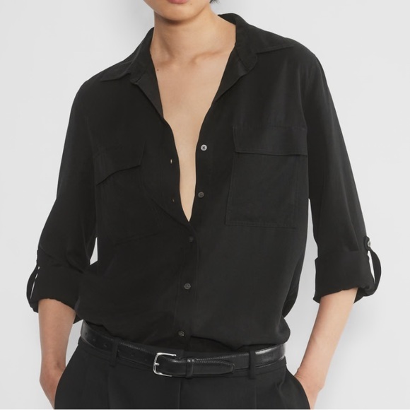 Tops - Aritzia Babaton color black Utility Shirt